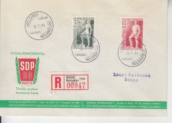 FDC 1949 SDP
