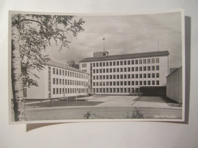 VANHA Postikortti Kotka 1950-l Alkup.Mallikappale