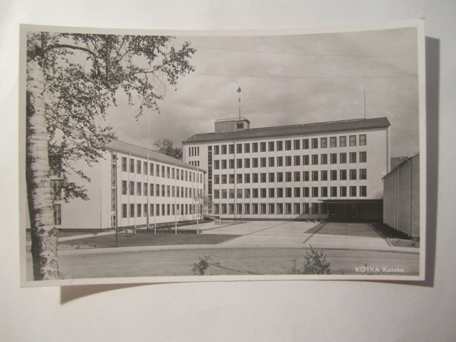 VANHA Postikortti Kotka 1950-l Alkup.Mallikappale