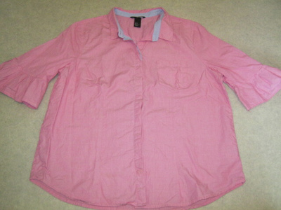 H&M vaaleanpunainen paita 44