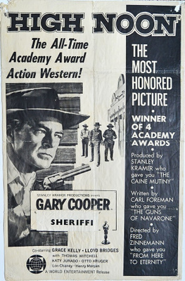 Elokuvajuliste: Sheriffi (Gary Cooper, Grace Kelly)