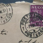 PV-leima 7, linjalla Vaasa-Oulu, kulk. 1930 Hkiin - pikkukuva 2