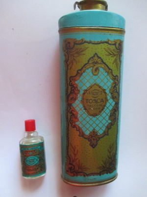 Tosca 4711 talkki purkki+ hajuvesi pullo