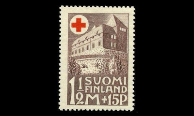 165 ** Punainen risti 1 1/2mk+15p (1931)