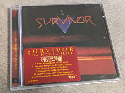 Survivor - Too Hot To Sleep (CD) MINT!! Remastered