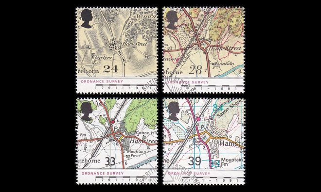 Iso-Britannia 1363-6 o Maanmittaus. karttoja (1991)