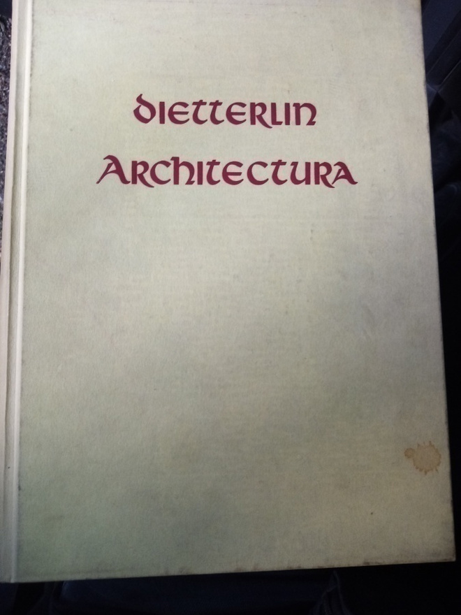 DIETTERLIN :  ARCHITECTURA ( SIS POSTIKULU)