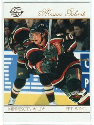 03-04 Pacific Supreme #48 Marian Gaborik