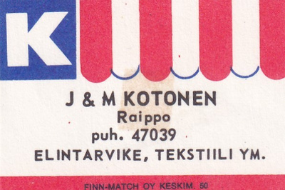Raippa, J & M Kotonen    b589