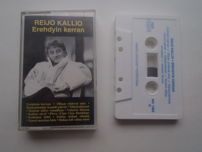 REIJO KALLIO - EREHDYIN KERRAN  c-kasetti ( Hyvä kunto )