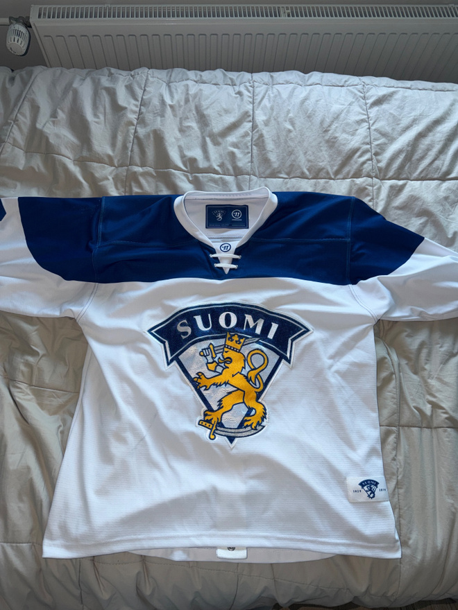 Suomi Leijonat Warrior Game Worn pelipaita #18 – 2019