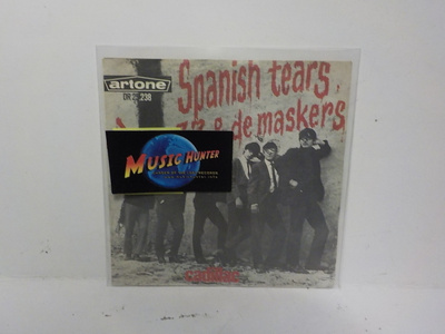 ZZ & DE MASKERS - SPANISH TEARS 1964 EX-/EX 7"