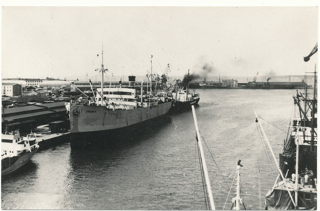 MÄNTYLUOTO, M/S ARABIA  - vanha kortti