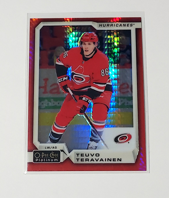 2018-19 OPC Platinum Red Prism #108 Teuvo Teräväinen