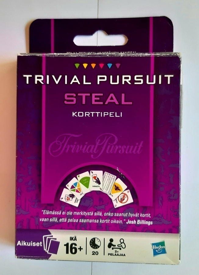 Trivial Pursuit Steal korttipeli uudenveroinen 2009