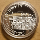 Helsinki Helsingfors 450 v. 100 mk juhlaraha 2000 - pikkukuva 1