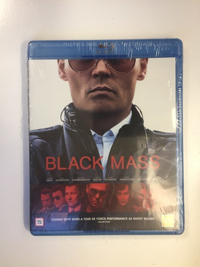 Black Mass (Blu-ray) Johnny Depp (2015) UUSI