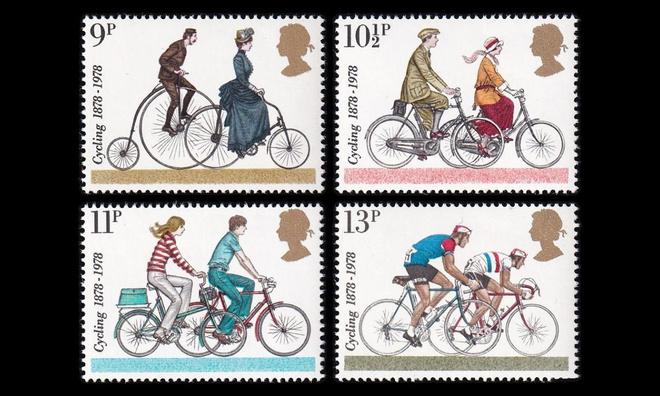 Iso-Britannia 773-6 ** Polkupyöriä (1978)