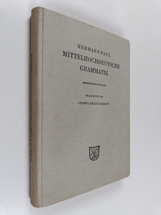 Hermann Paul : Mittelhochdeutsche Grammatik