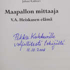 Juhani Kakkuri : Maapallon mittaaja : V A Heiskasen elämä... - pikkukuva 3