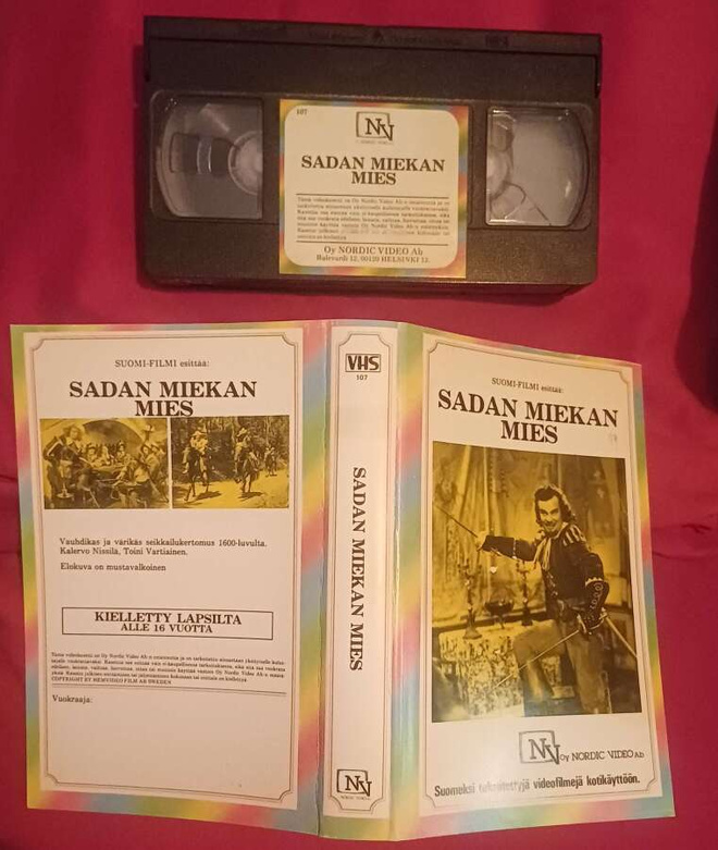 Sadan Miekan Mies (Nordic Sateenkaari) vhs Fix