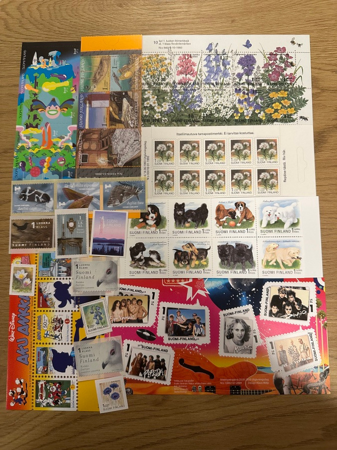 Käyttämättömiä ikimerkkejä 60 kpl