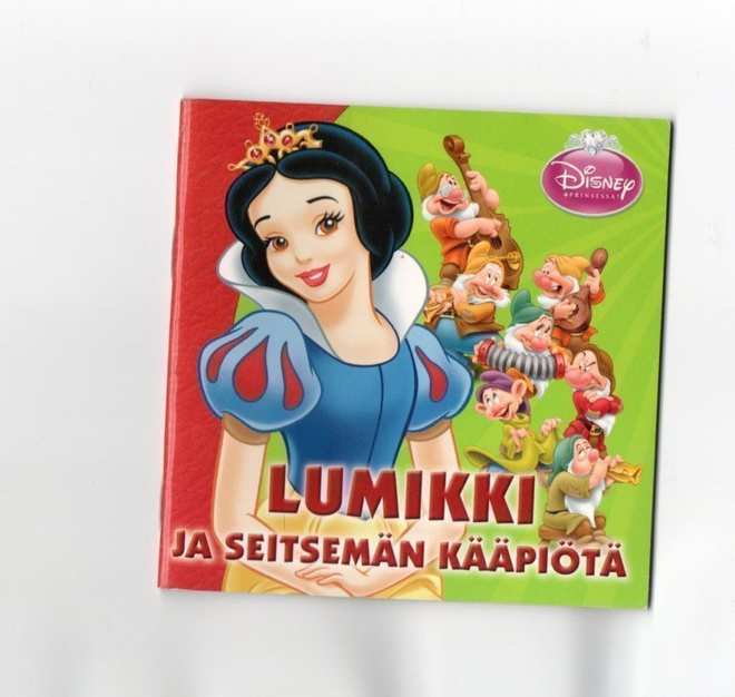 MINIKIRJA "°LUMIKKI JA SEITSEMÄN KÄÄPIÖTÄ°"  / Disney