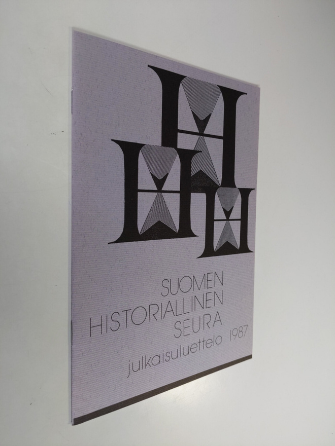 Suomen historiallinen seura : julkaisuluettelo 1987