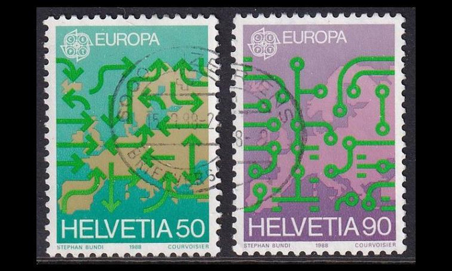 Sveitsi 1370-1 o Europa (1988)