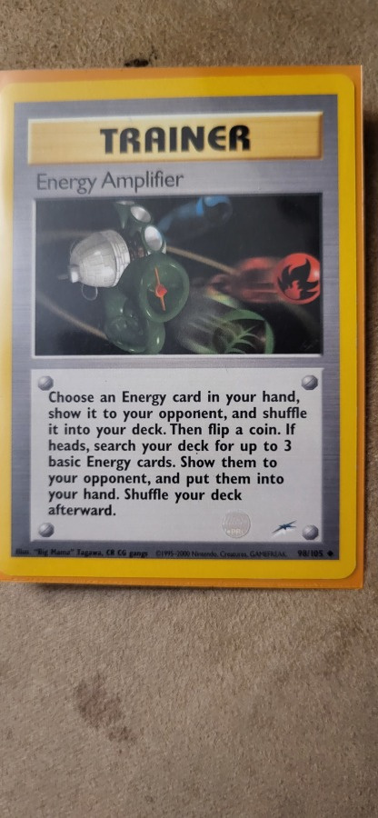 Energy Amplifier #98 Pokemon Neo Destiny Uncommon card