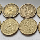20 mk v. 1952-1962, yht 14 kolikkoa, circ - pikkukuva 4