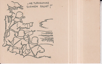 Sotilas , " Me turvaamme Suonen rajat ! " , e37
