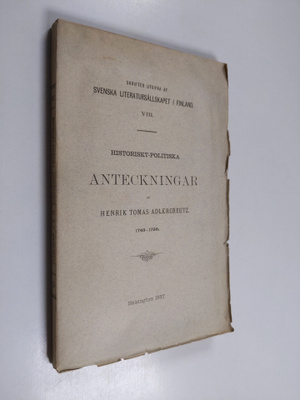Henrik T. Adlercreutz : Historiskt-politiska anteckningar...