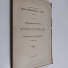 Henrik T. Adlercreutz : Historiskt-politiska anteckningar... - pikkukuva 1