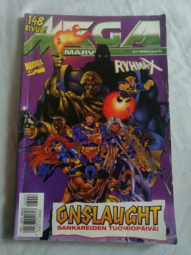 Mega-Marvel 1998/02: Ryhmä-X: Onslaught - Sankareiden tuomio