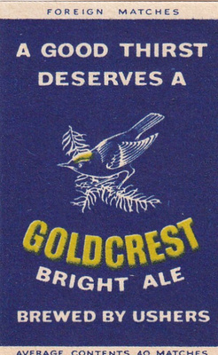 Goldcrest, Bright Ale. foreign Mathes , s81