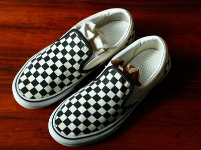 Vans Skate Slip-On Checkerboard black / white tennarit
