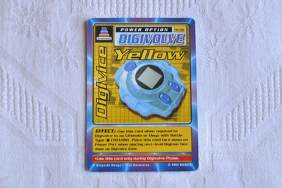 Digivice Yellow - Digimon kortti v.1999