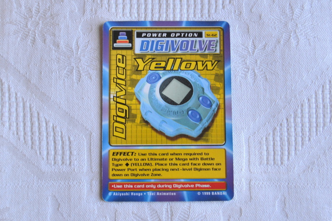 Digivice Yellow - Digimon kortti v.1999