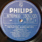 The Platters – 20 Greatest Hits LP - pikkukuva 3
