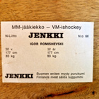MM jääkiekko 1972 Hellas Jenkki purkkakuva 66 Igor Romishevs - pikkukuva 2