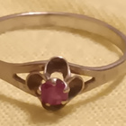 Timanttisormus sterling hopea leimalla 925 - pikkukuva 2