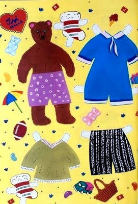 Paperinukke Isä nalle