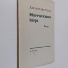 Kalervo Hortamo : Marraskuun kirje : runoja - pikkukuva 1