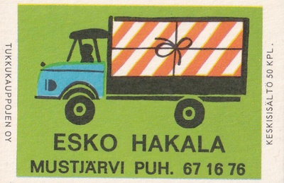 Mustjärvi, Esko Hakala .  b417