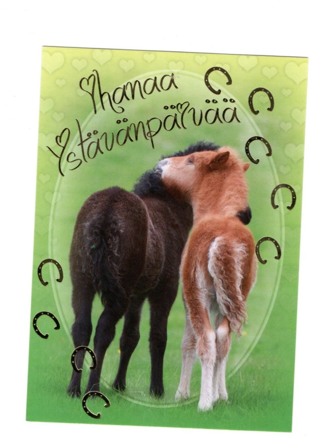 °°IHANAA YSTÄVÄNPÄIVÄÄ°° -KORTTI / (Korttiriihi)