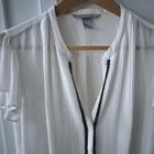 H&M Conscious valkoinen Paitapusero / Paita - koko 46 - pikkukuva 2