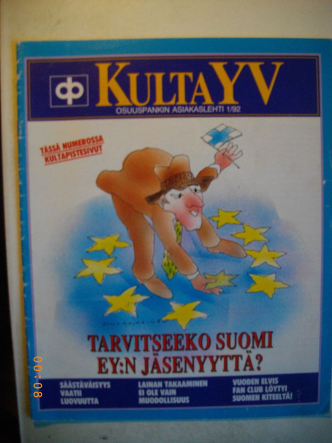 Kulta YV. Osuuspankin asiakaslehti 1/!992