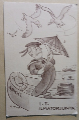 Tilgmann: Ilmatorjunta toimii, Kenttäpostia 1942