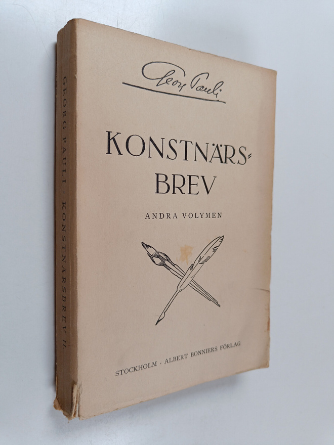 Georg Pauli : Konstnärsbrev 2